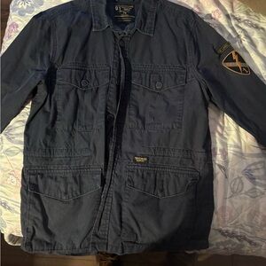 Superdry Dark Blue Military Field Jacket